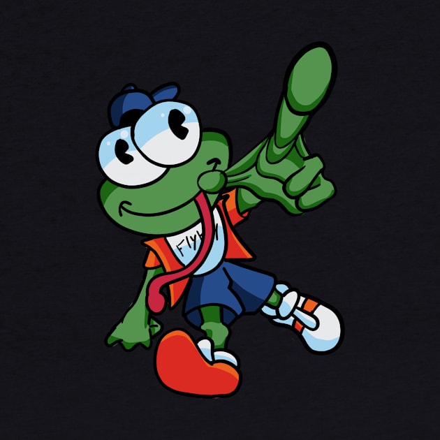 Flyboy Frog by KnightLineArt